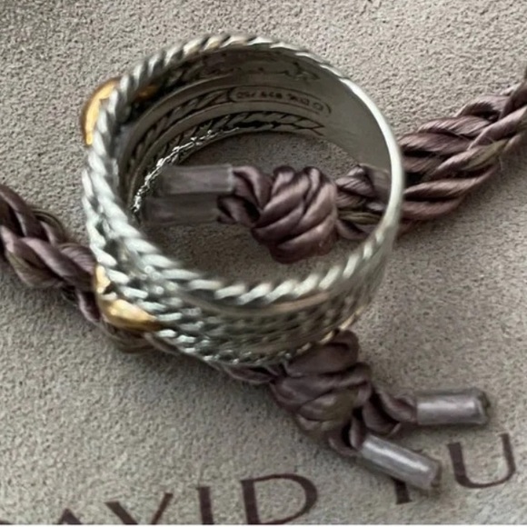 🌺🌺Gold X Crossover Ring size 8 - Picture 4 of 4